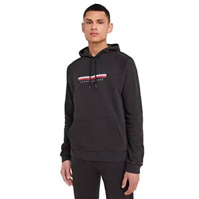 Imagen de Tommy Hilfiger OH Hoodie Camiseta de pijama, Hombre, Talla: Small, Black
