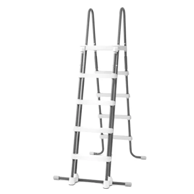 Imagen de Intex Escalera ESCALERAS Desmontables (para Piscinas DE 52 Pulgadas), Gris, 130x33x182 cm