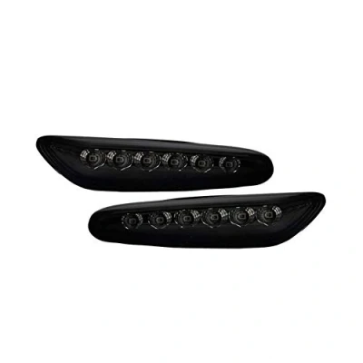 Imagen de Autostyle V 170141D Juego de intermitentes laterales LED (T10 Plug) para 1 E8x / 3 E46 E9x 5 E6x X1 E84 X3 E83 Smoke