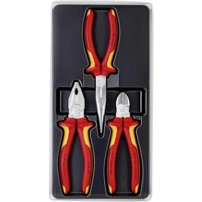 Imagen de Knipex juego Electro (cartulina autoservicio/blíster) 00 20 12