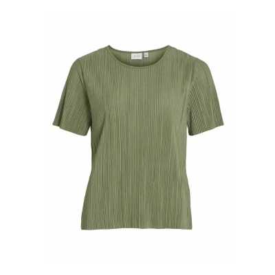 Imagen de VILA MIT Kurzen ÄRMELN Blusa, Mujer, Talla: XS, Oil green