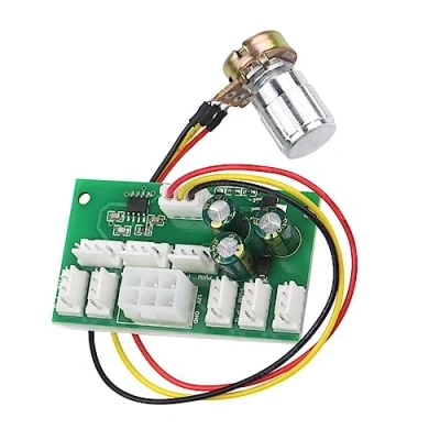 Imagen de DONGKER Controlador de velocidad ventilador PC Regulador PWM,Ventilador 4 pines DC 12V 0 99,99% Adaptador ajustable PWM Chasis