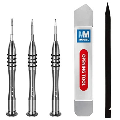Imagen de MMOBIEL Juego de 3 destornilladores reparación profesional para iPhone y Macbook Pro/Air con Retina