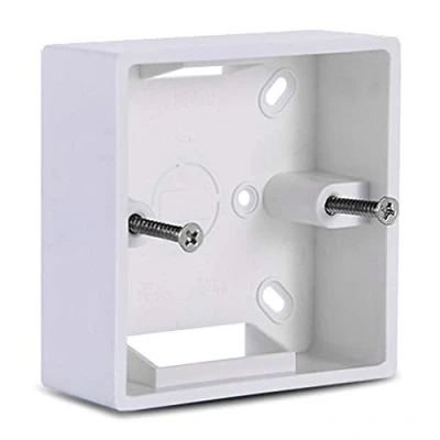 Imagen de fatteryu caja de conexiones engrosada PVC 86 x pulgadas, casete montaje en pared para interruptor, base enchufe, inferior, eléctrica, accesorios
