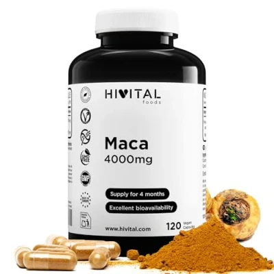 Imagen de Maca Peruana Extracto Concentrado 4000 mg 120 cápsulas vegetales Incrementa los niveles de energía, la vitalidad y ayuda al sistema inmunológico