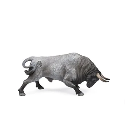 Imagen de Deqube Bravo Cárdeno Embistiendo, Figura de Toro, Gris, 16 x 6.5 7.7 (90110102)