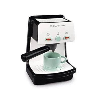 Imagen de Smoby Rowenta Espresso 310597 Cafetera para niños, Juguete de imitación, Funciones Sonido y luz, Color Negro