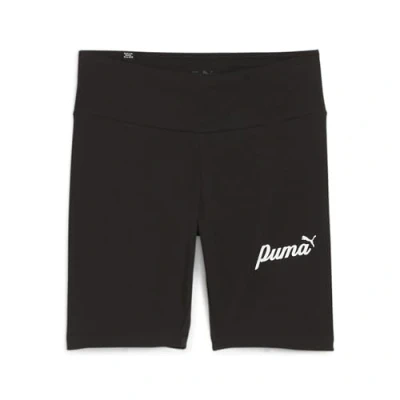 Imagen de PUMA ESS+ Blossom 7&quot; Script Short Tights, Pantalones Cortos de Punto Adultos Unisex, Black, 679678