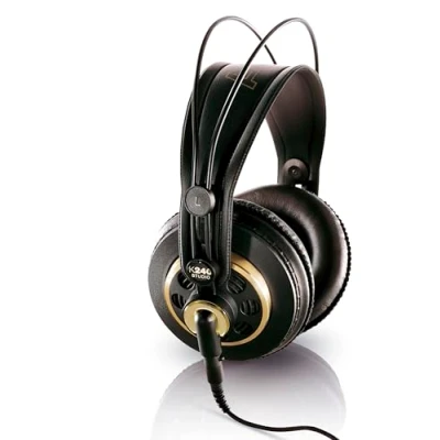 Imagen de AKG K240 Studio Semi Open Auriculares profesionales, 6.00 x 9.20 pulgadas, negro