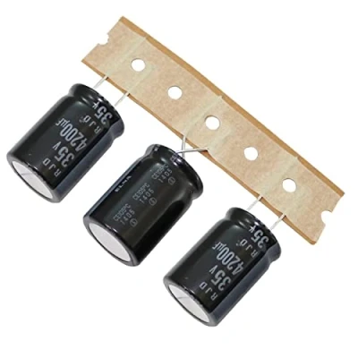 Imagen de Condensador Elko 5x radial 4200µF 35V electrolítico hasta 105C 4200uF de Elna