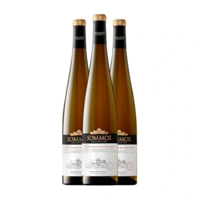 Imagen de Sommos Colección Gewürztraminer Somontano Crianza 75 cl Vino blanco (Caja de 3 Botellas cl)