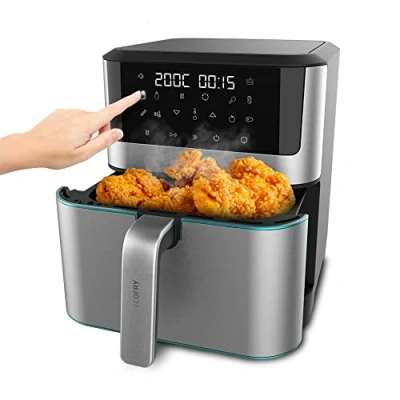 Imagen de Freidora de aire Cecotec Cecofry Supreme 8000, 8 L, 1800 W, 30 200C, 10 modos, Deshidratar, Alerta, Pre heat, Panel táctil, Inox