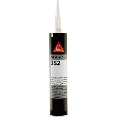 Imagen de Sika 7195 Sikaflex 252 K Klebstoff, 5cm x 21cm, 300ml Volumen, Negro