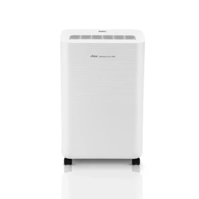Imagen de Ufesa Wellness Dry 1000 Deshumidificador 250W, 10L/24h, Silencioso 47dB con Panel Intuitivo, Función Secado Ropa, Sensor de Humedad, 2L capacidad, 2 Velocidades, Temporizador, Hasta 40m2