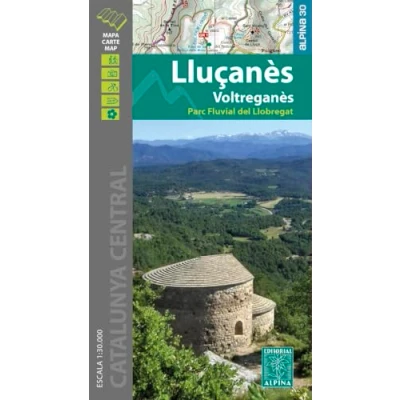 Imagen de Mapa Lluanes. Voltreganes, Parc Fluvial Del Llobregat