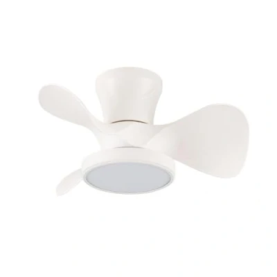 Imagen de CRISTALRECORD Ventilador de techo LED Moll Blanco 20W 1900Lm CCT Dim