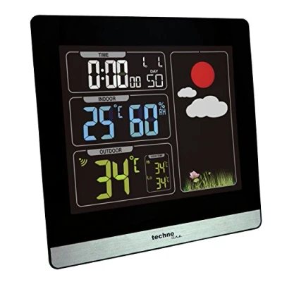 Imagen de Technoline WS 6448 Negro Estación meteorológica (Negro, 120 mm, 24 mm)