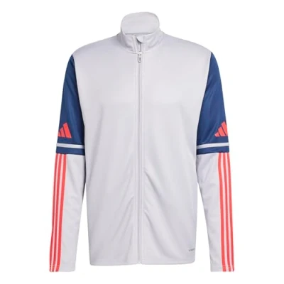 Imagen de adidas Performance Squadra Chaqueta de entrenamiento, Hombre, Talla: XS, Glory grey team navy blue pure ruby