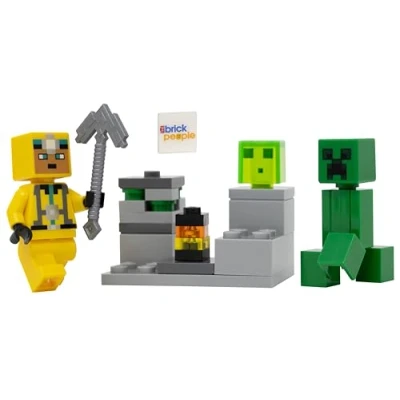Imagen de LEGO Minecraft: Cave Explorer, Creeper y Slime Combo Pack 6+