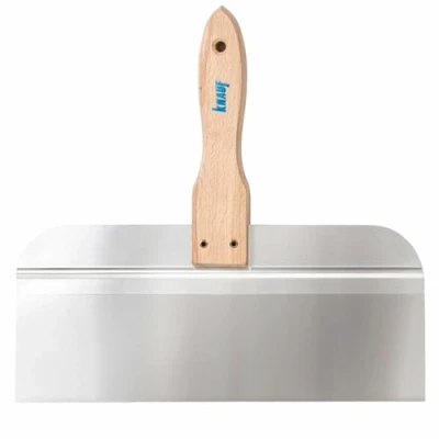 Imagen de Knauf Espátula ancha para juntas de 300 mm acero inoxidable trabajos masilla gran superficie en placas yeso, bordes HRK y HRAK