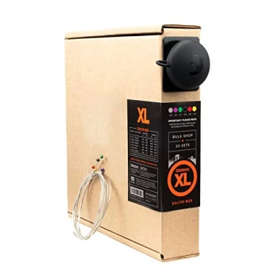 Imagen de D&#039;Addario EXL110 B25 Cuerdas de Guitarra Eléctrica Bobinadas en Níquel, Regular Light, 10 46, 25 Juegos, Pack
