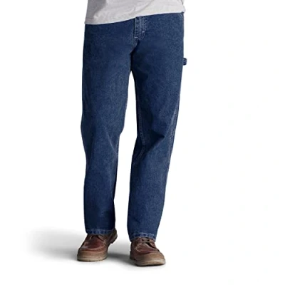 Imagen de Lee Pantalones vaqueros de pernera recta, corte holgado y estilo carpintero para hombre Azul 38W x 30L