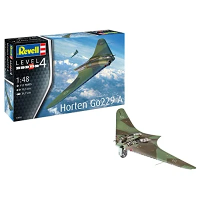 Imagen de Revell 03859 Horten Go229 a 1 Aeronaves Kit de Modelo Escala, Color sin barnizar, 1:48