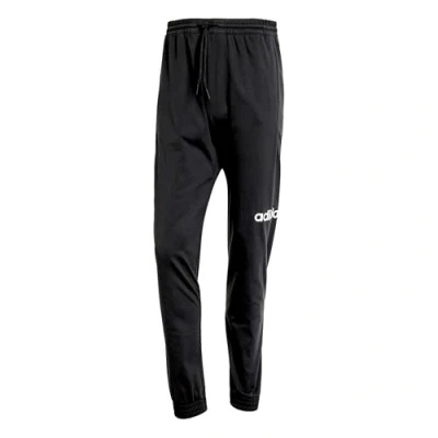 Imagen de adidas Hombre Essentials Linear Single Jersey Pant, Black/White, XS