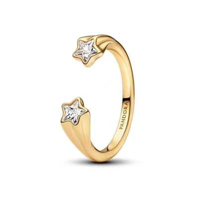 Imagen de Pandora Mujeres Anillo Baño de oro 14 quilates 163582C01 56