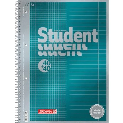 Imagen de Brunnen 1067174 Bloc de notas Student Premium Duo, portada calidad con efecto metálico A4