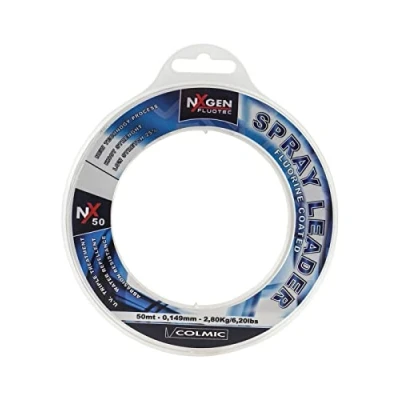 Imagen de Colmic Hilos de Pesca Spray Leader 50 m 0.800 mm Spinning Surfcasting Barco
