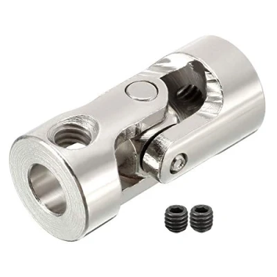 Imagen de junta universal 1 pieza 2 10 mm en U eje de dirección conector cardán para barco coche piezas repuesto accesorios DIY (6 x 8 mm)