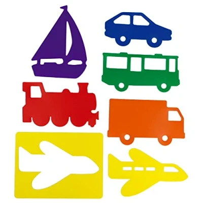 Imagen de HenBea plantillas con formas de transportes (717) , color/modelo surtido