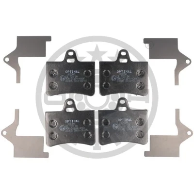 Imagen de OPTIMAL BP 83000 Juego de pastillas freno Eje trasero no preparado para indicador desgaste CITROËN: C5 I Hatchback, II Hatchback