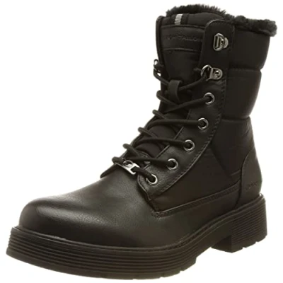 Imagen de TOM TAILOR 4293507, Bota a la Altura de Pantorrilla Mujer, Negro, 40 EU