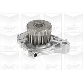 Imagen de GRAF PA876 Bomba de agua 19 con junta mecánico Metal 60,6 para accionamiento correa trapecial HONDA: CIVIC 7 Hatchback, FR V