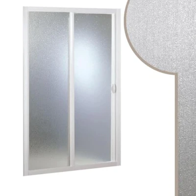 Imagen de Forte Puerta de Ducha 140 CM Acrílico Mod. Smart con Apertura Lateral