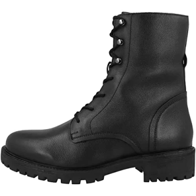 Imagen de Geox Hoara Botines con cordones, Mujer, Talla: 35, Black Zapatos