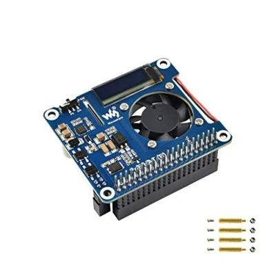 Imagen de Power Over Ethernet Hat PoE Type D For Raspberry Pi 3B+/4B, 802.3af Compliant, Fit Official Case (PoE (B))