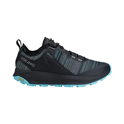 Imagen de Viking Ce​r​r​a​ Sp​e​e​d​ GTX, Zapatos para Caminar, Unisex adulto, Black/Aqua, 38 EU