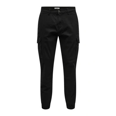 Imagen de Only &amp; Sons Carter LIFE CUFF NOOS Pantalones cargo, Hombre, Talla: 33x34, Schwarz