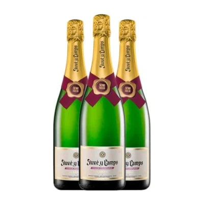 Imagen de Juvé y Camps Cinta Púrpura Brut Cava Reserva 75 cl Espumoso blanco (Caja de 3 Botellas cl)