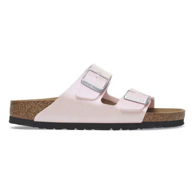 Imagen de Birkenstock Arizona Saffiano Iridescent Sandalias planas, Mujer, Talla: 41, Light rose Fibra sintética