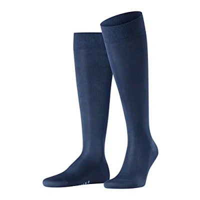 Imagen de FALKE Tiago M KH algodón fil d&#039;Écosse sostenible largo unicolor 1 par, Calcetines largos Hombre, Azul (Royal Blue 6000) nuevo ecológico, 43 44