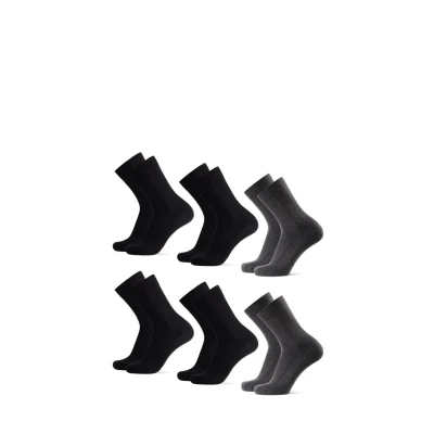 Imagen de Danish Endurance 6 PACK Classic Calcetines, Hombre, Talla: 39 42, Black/grey