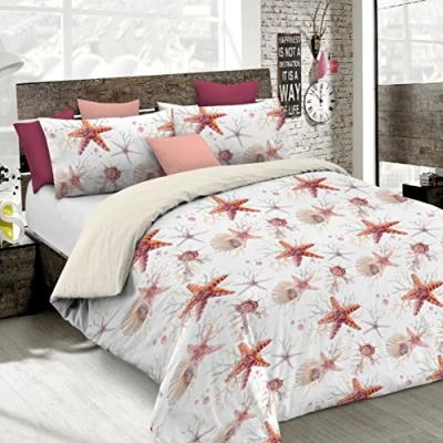 Imagen de Italian Bed Linen Fantasy Funda de edredòn (Echo en Italia), Microfibra, Starfish, 2 PLAZAS