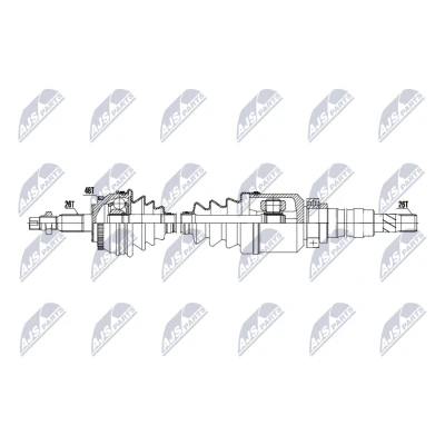 Imagen de Semi eje NTY NPW VV 150