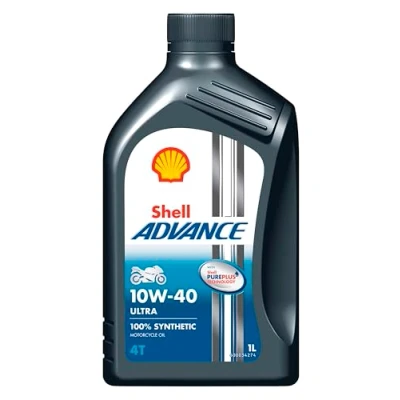 Imagen de Shell Advance 4T Ultra 10W 40 1L Aceite de motor 550044447