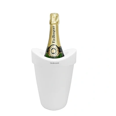 Imagen de VB VIN BOUQUET FIE 1237 Cubitera Enfriadora vino color Blanco, para servir el o cava a la temperatura perfecta