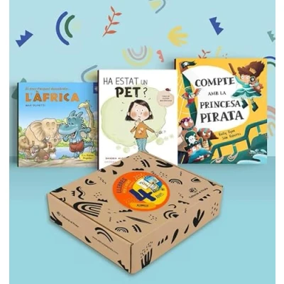 Imagen de llibres per a nens en català 4 anys: Lot de 3 regalar anys. (Llibres infantils català)